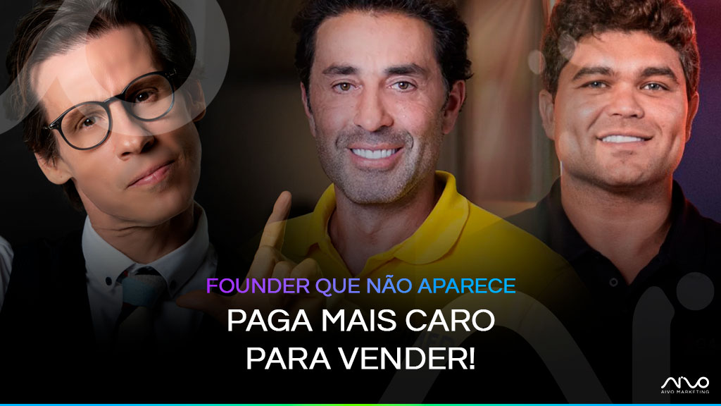 Founder de empresa de tecnologia destacando a importância da exposição para aumentar vendas e reduzir custo de aquisição de clientes